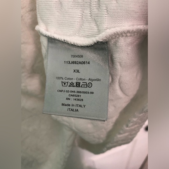 👍🏼Dior Jacquard Terry Cotton Shirt. White 3XL - Picture 4 of 9